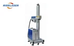 50W Mesin penanda laser serat yang terbang